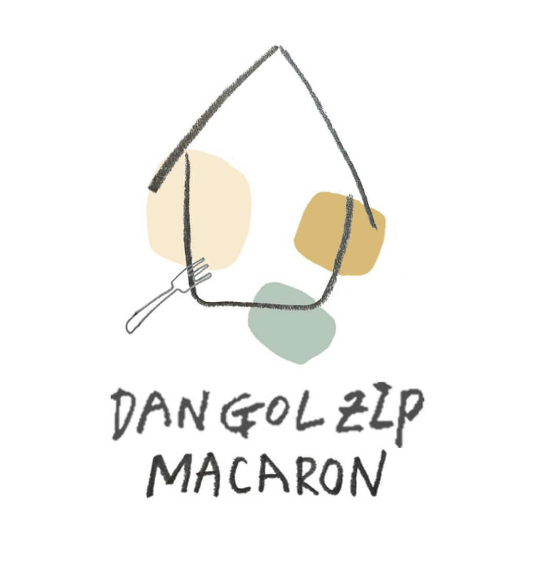 dangolzip macaron Logo design